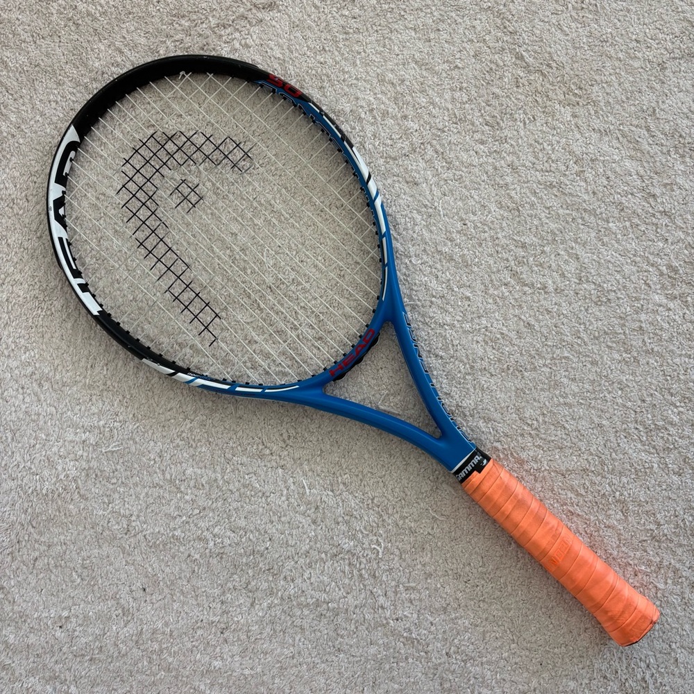 Head Tennis Racket Challenger 05 with Orange Grip and Black Accents